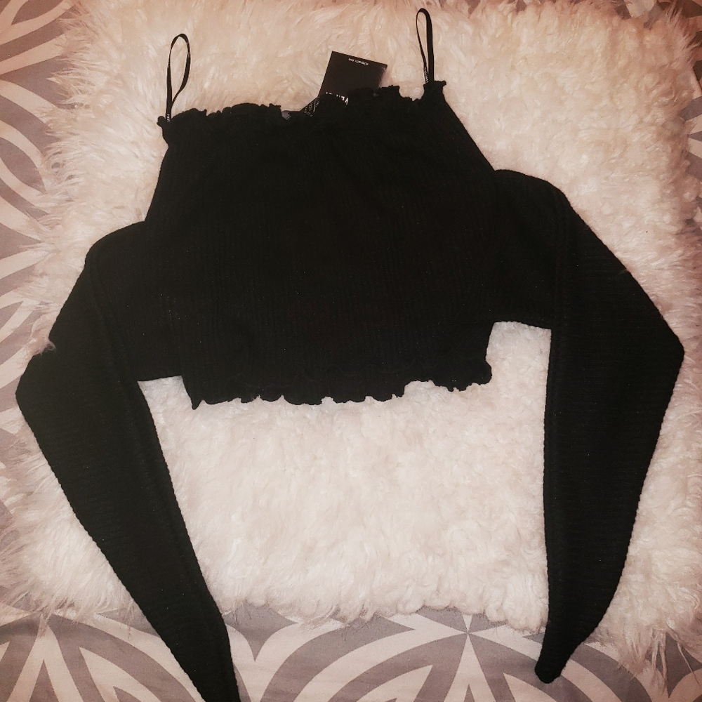 Ribbed Bandue Top